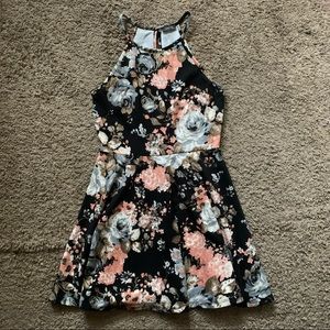 Lovely Day Floral Knee Length Dress